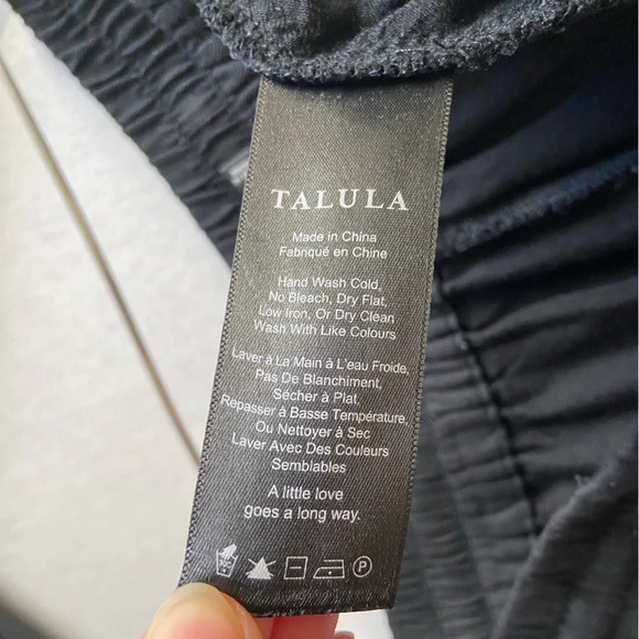Talula Aritzia black Los Feliz jogger Sz  S - Picture 6 of 10